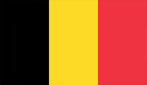 belgium flag displayed